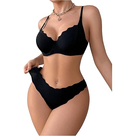 Elegant Lace Bra and Panty Set for Ravishing Nights