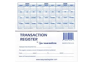 Essential Check Registers for Personal Checkbook Management (2024-2026)