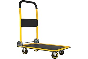 Foldable and Space-Saving Flatform Truck Cart