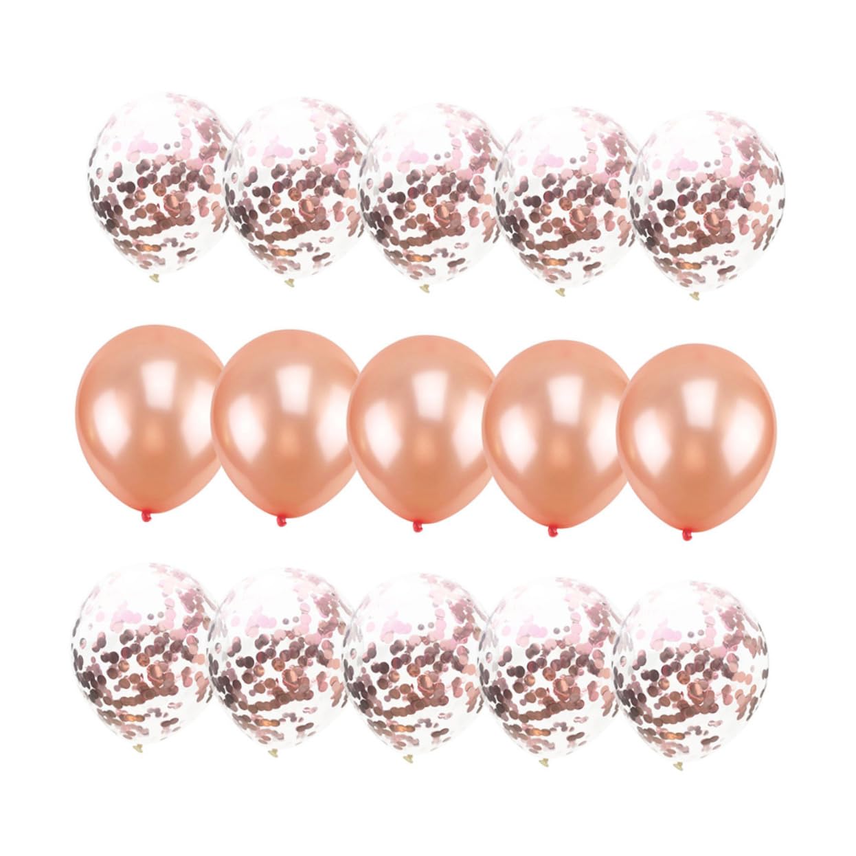 60pezzi Palloncini Con Paillette Rosa Palloncini Trasparenti Con Glitter Per Compleanno Matrimonio e Include