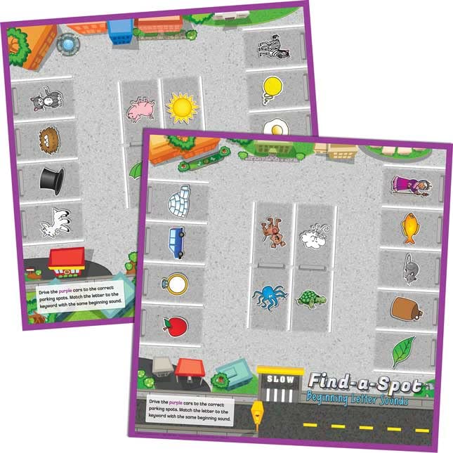 Find-A-Spot? Beginning Letter Sounds Game
