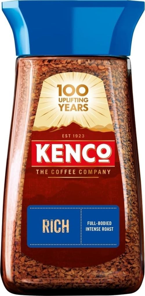 Kenco Rich Instant Coffee, Medium Roast , Unflavoured 200g, Pack of 1