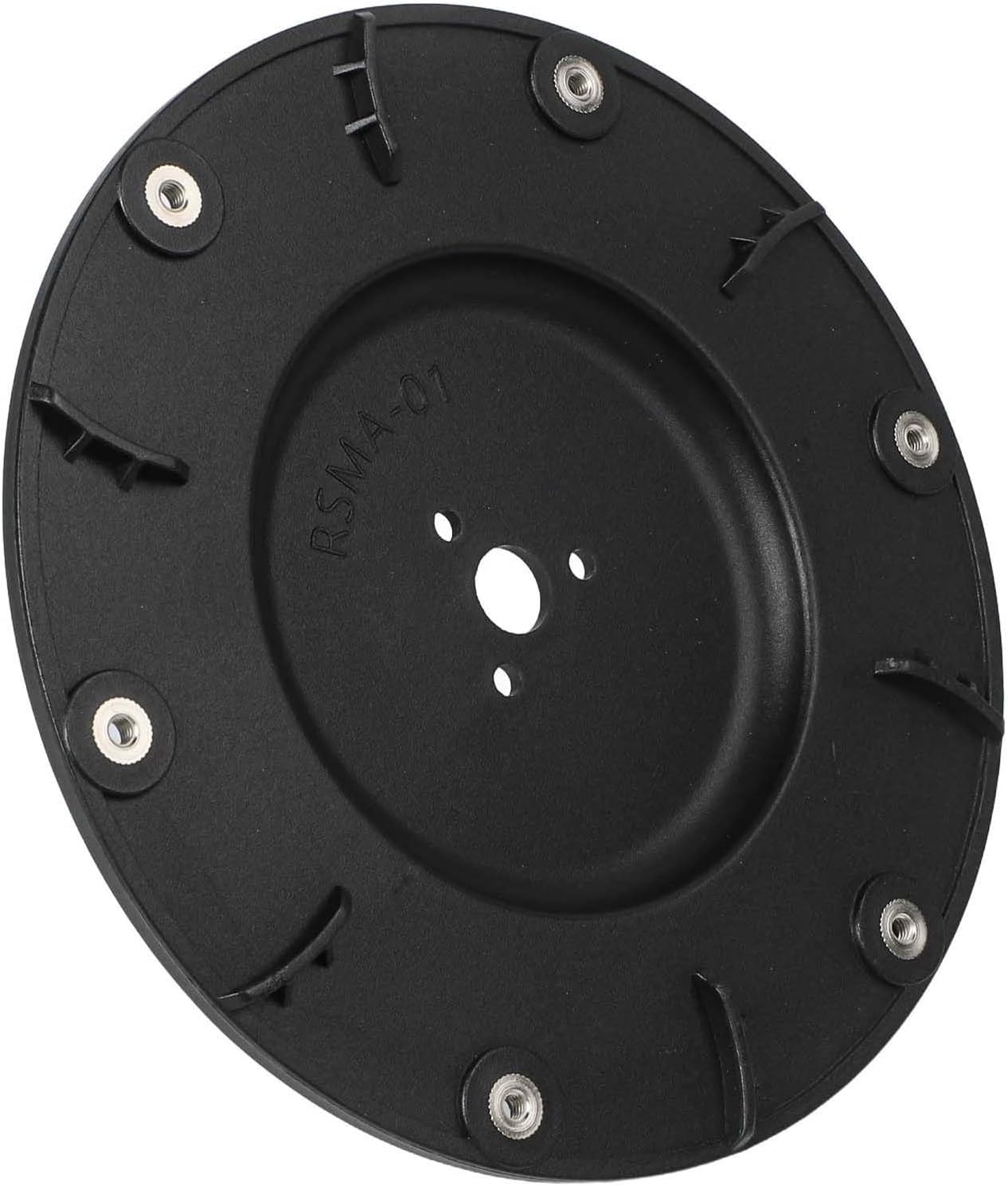 Robot Lawn Mower Blades Replacement for Mammotion for LUBA 1 for AWD, for LUBA 2 for AWD Models Cutting Disc Plates 2 Pieces Black Plastic Mowing Robot Parts