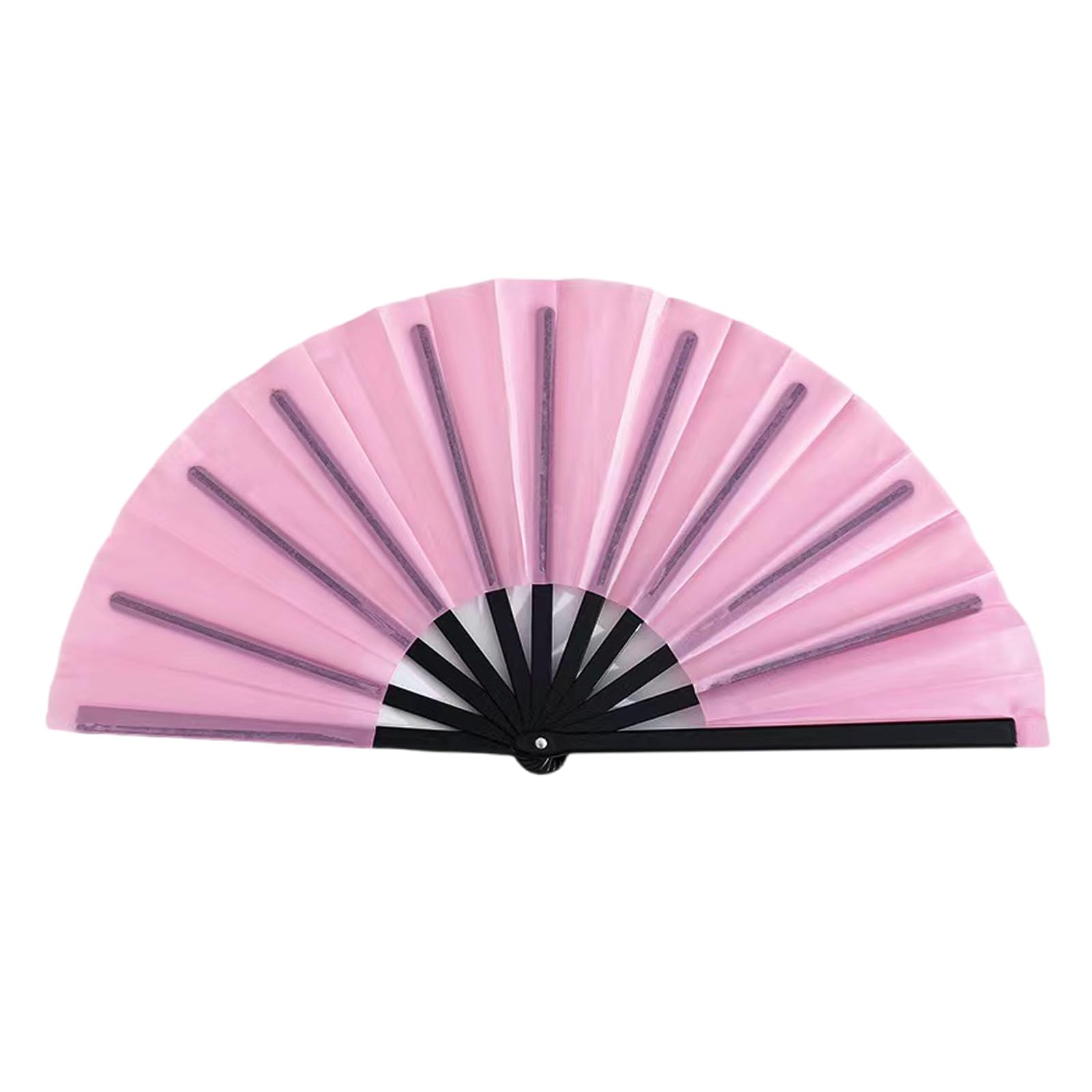 Tfaoys A 10Inch Kungfu Folding Handheld Fan With Black Bone Color Hand Fan For Cultural Displays Nd Celebration Supplies Kungfu