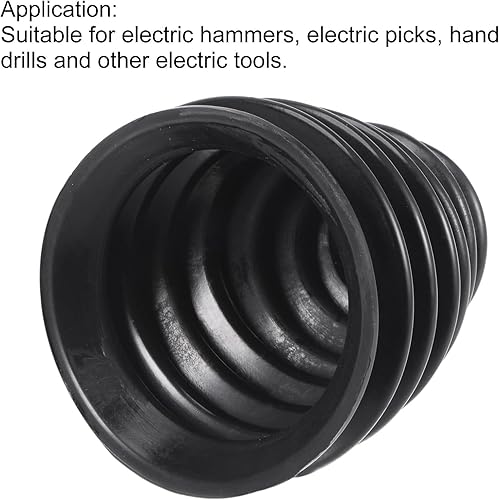 Miniatura 4 de uxcell Colector de cubierta de polvo para taladro de goma, para martillo eléctrico, taladro de impacto para cenizas, accesorios de herramientas de