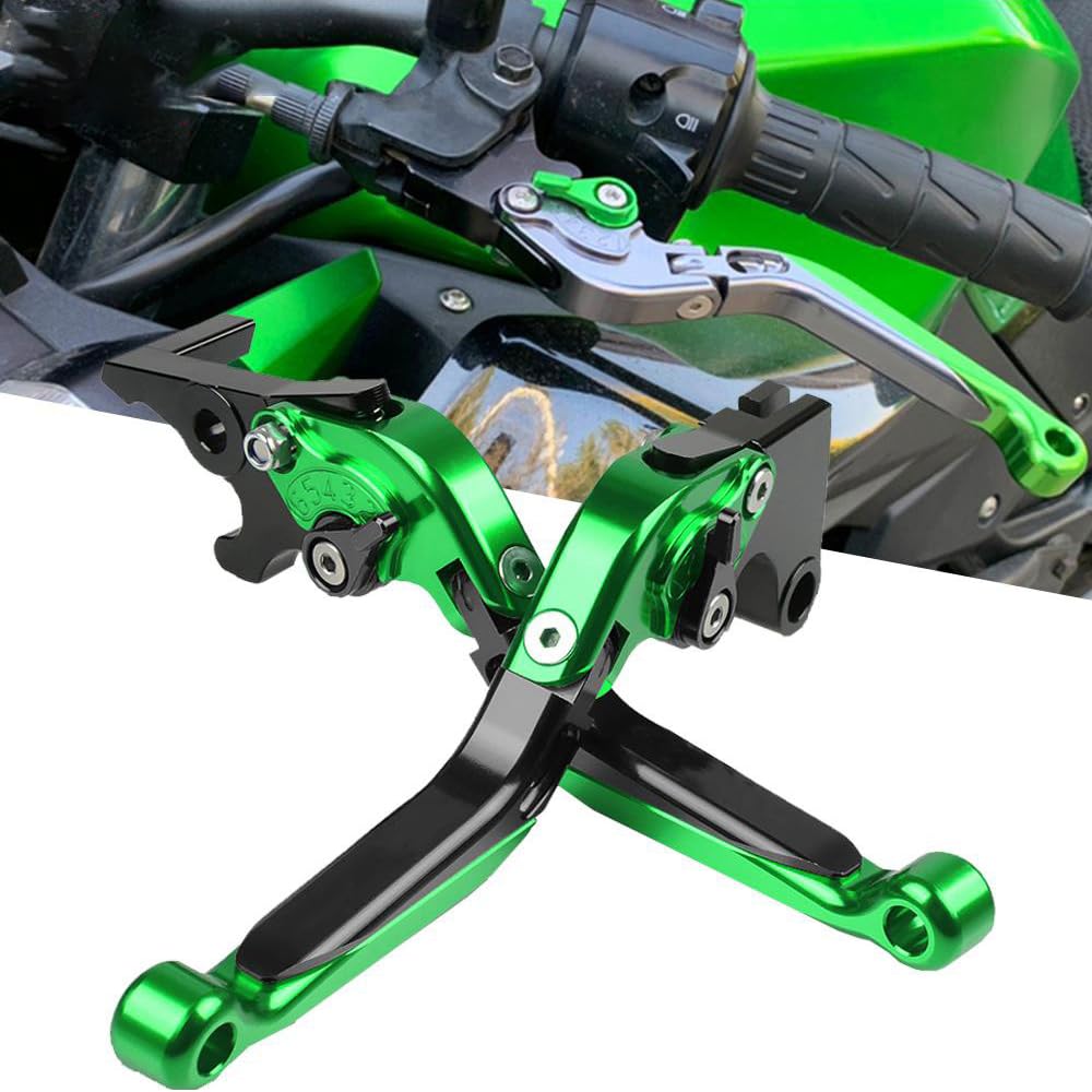 1 Paio Leve Freno Frizione Moto Pieghevole per Honda CB500 Hornet 500 2024-2025, Coppia Leve Freno e Frizione Moto Alluminio Regolabili Pieghevoli,Purple