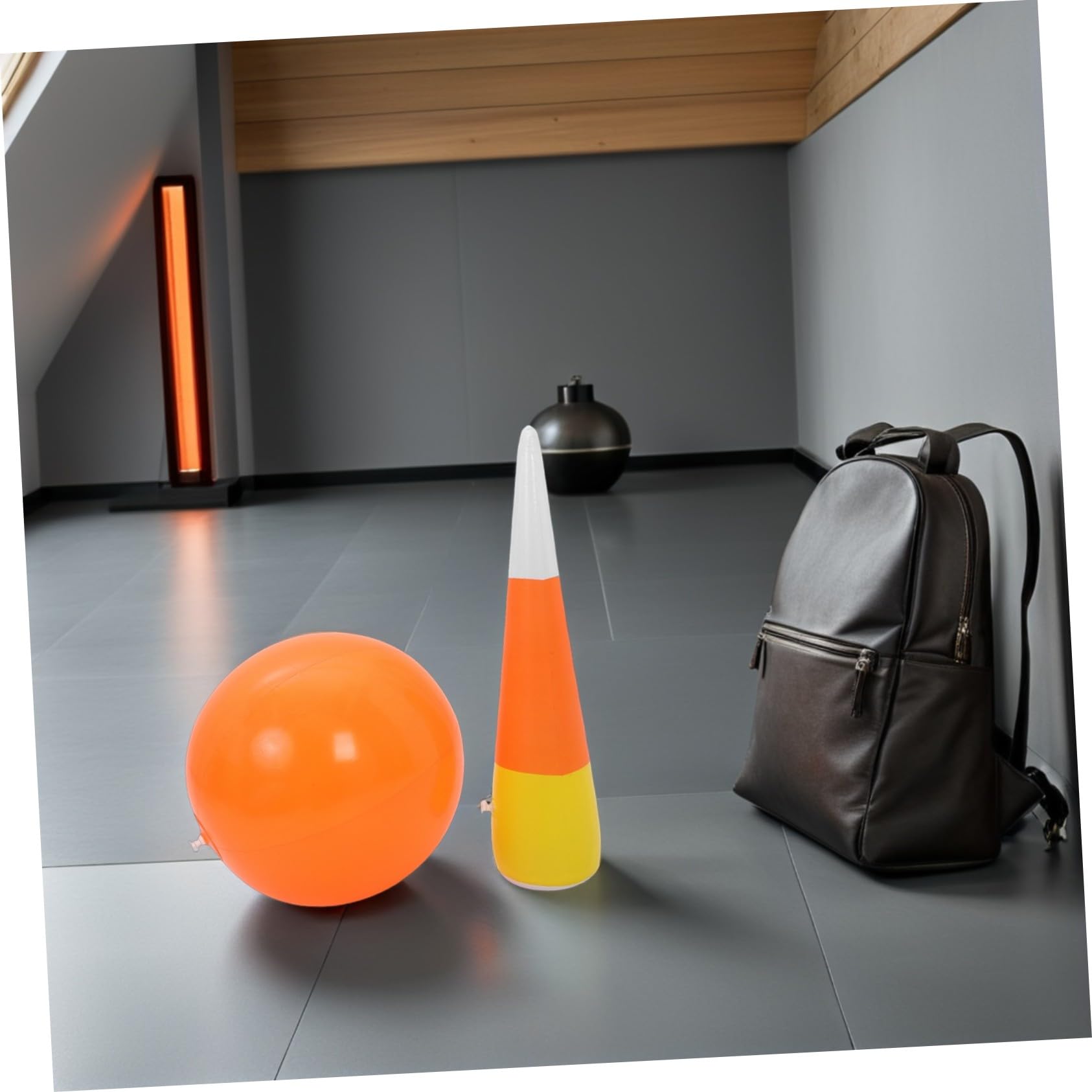 HEMOTON Bowling Gonfiabile per Birilli e Palline Gioco Educativo per Sviluppo Motori Gioco da Prato Indoor e Outdoor per Feste Scuola e Attività Gruppo