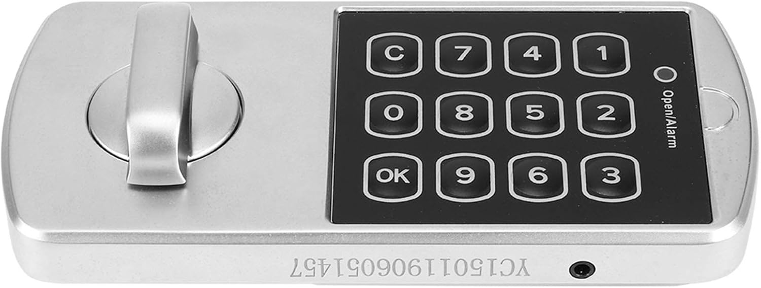 Electronic Keyless Cabinet Lock with Alarm Feature for Office and Home Security