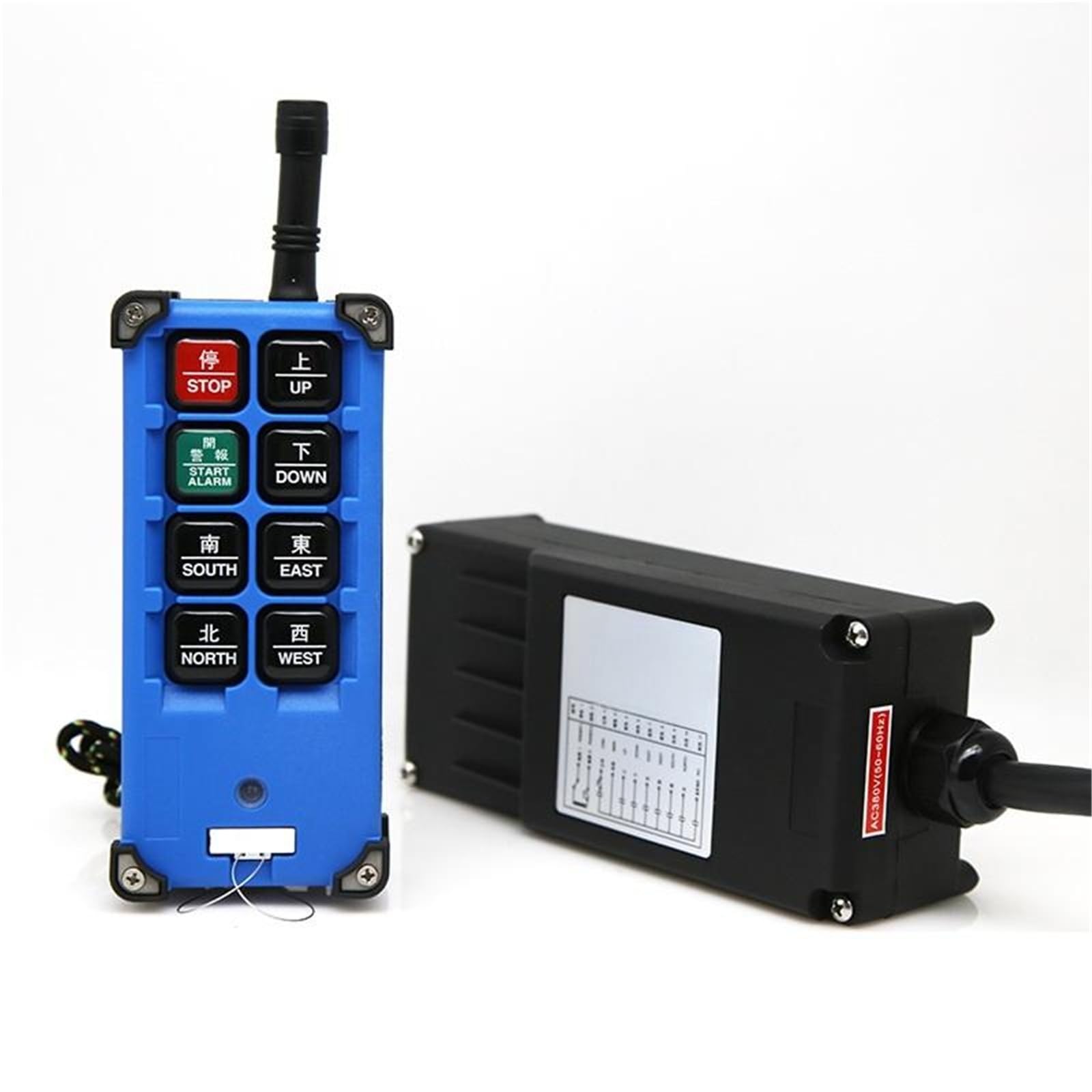 Grue de levage électrique industrielle pilotée par télécommande sans fil HF21-E1B en 220V