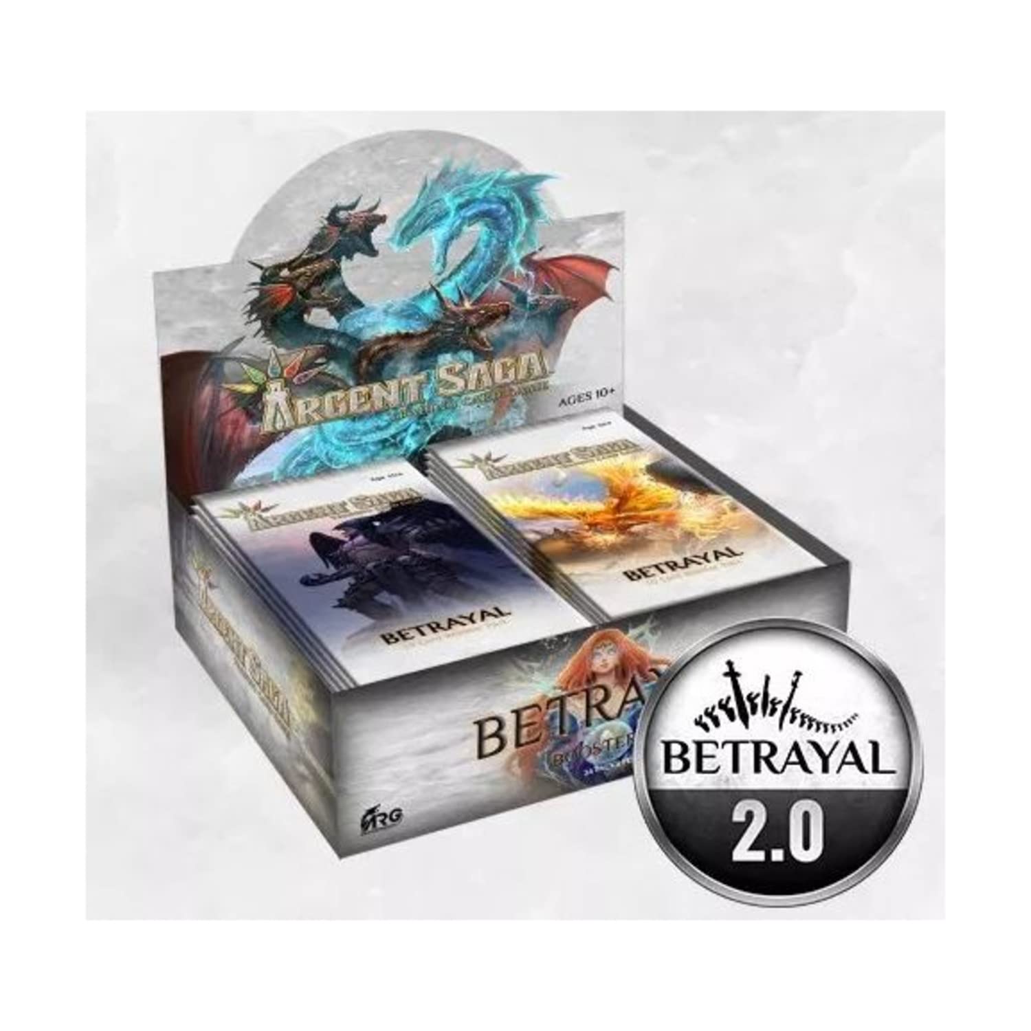 Argent Saga TCG Set 1: Betrayal Betrayal Booster Box [24 Packs] : Toys & Games