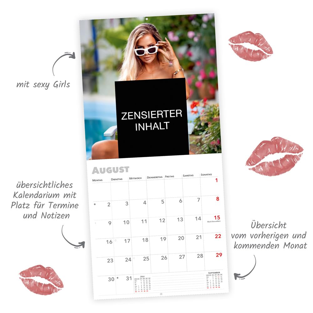 TRÖTSCH - Erotikkalender Broschurkalender Girls 2027: Erotikkalender Aktkalender Erotik Kalender