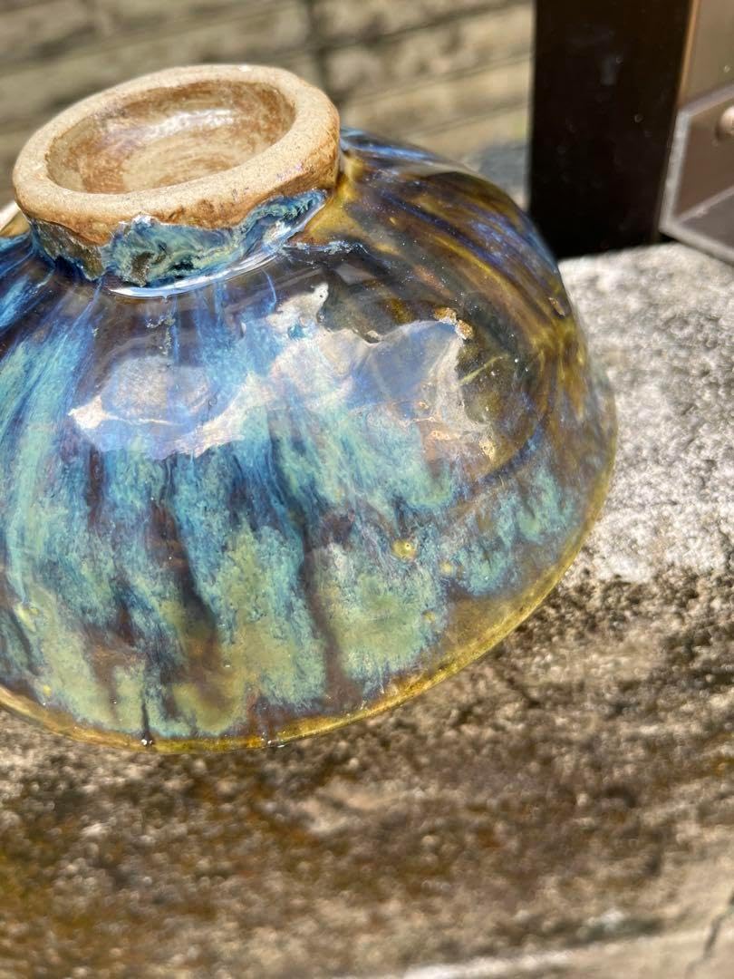 黄唐津茶碗 唐津焼 焼き物 茶碗 抹茶碗 茶道 茶陶 茶碗・茶道具 作品