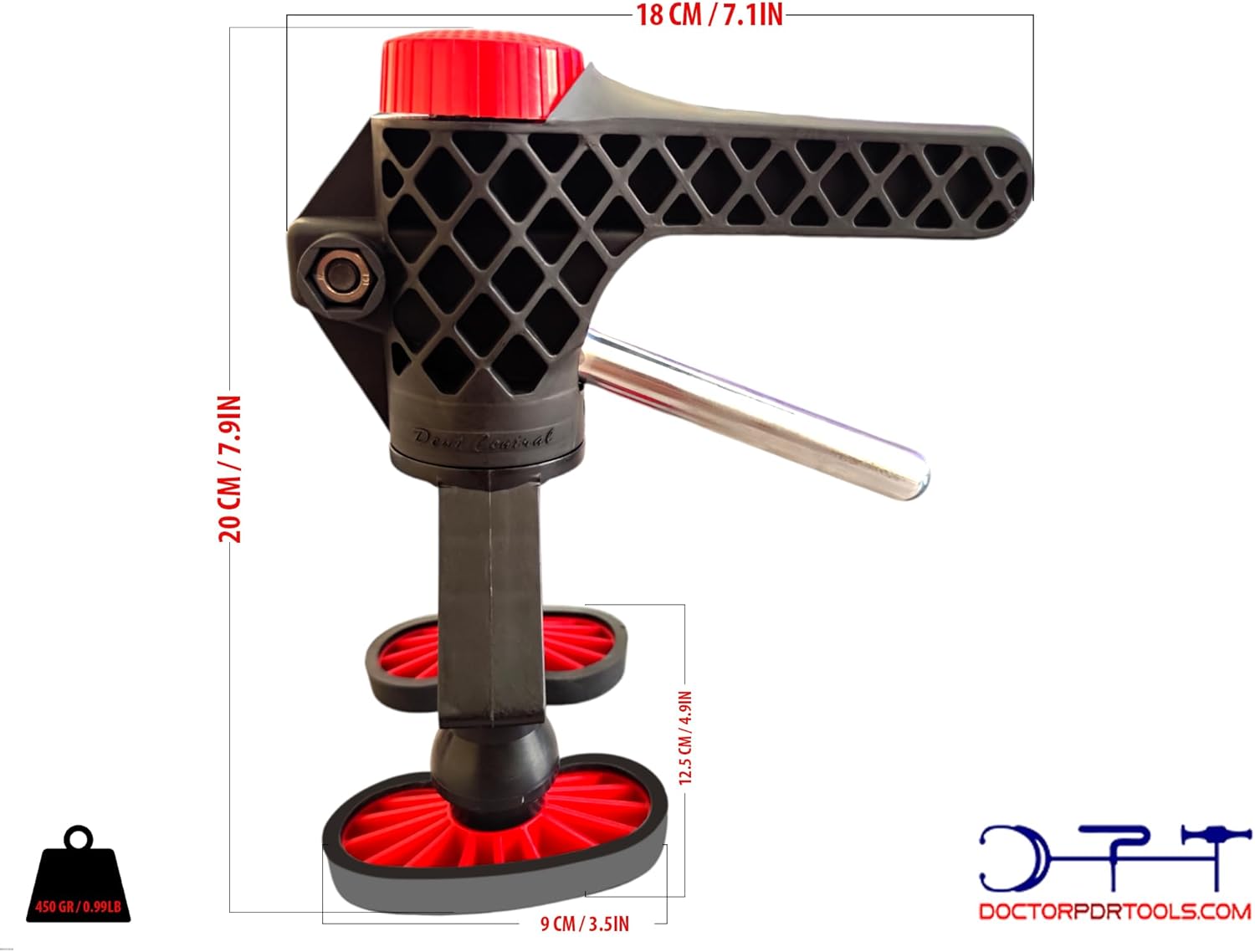 Dent Puller 360 Degree Rotatable Glue Tab Pulling Pliers Extra Two Feet