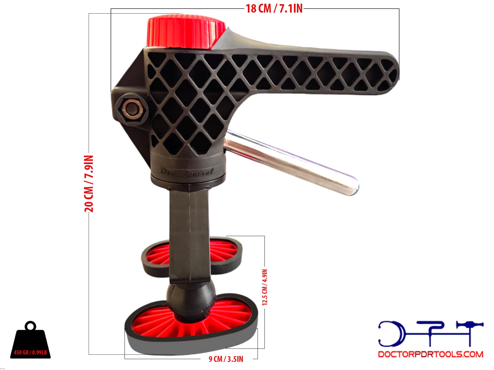 Dent Puller 360 Degree Rotatable Glue Tab Pulling Pliers Extra Two Feet