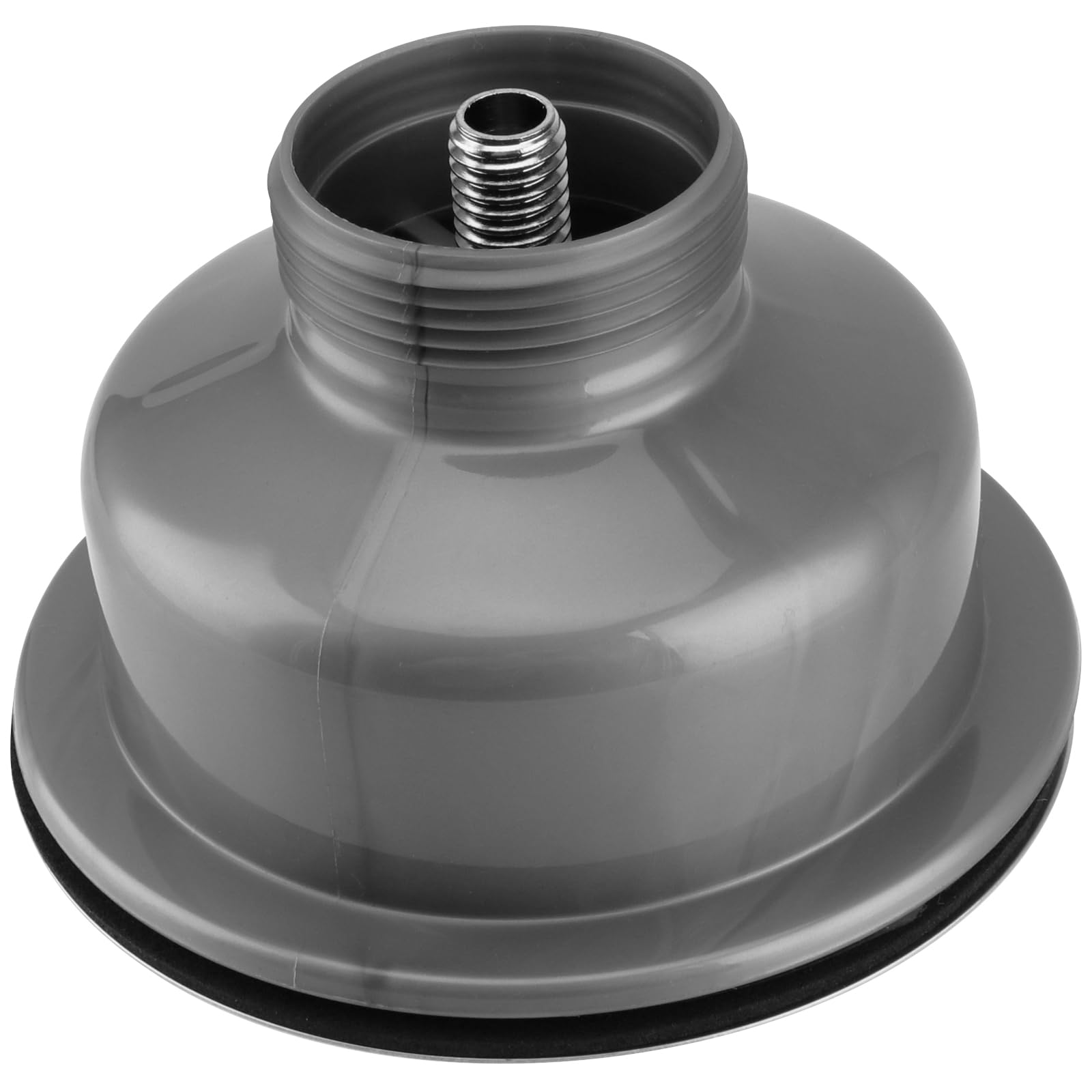 FUNSUEI Kit de vidage d'évier de cuisine avec trop-plein (lot de 2) – Filtre à panier en acier inoxydable de 114 mm pour lavabos de comptoir, compatible avec trous de vidange de 83 à 90 mm