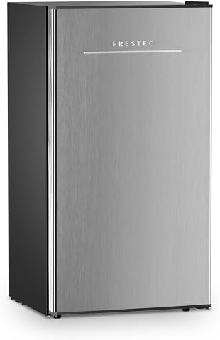 3.2 Cu. Ft. Mini Fridge with Freezer, Small Refrigerator for Bedroom, Dorm, Office, Energy Saving, Low Noise