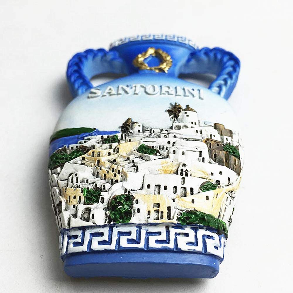 Santorini Grecia Turistico Souvenir 3D frigorifero magnete