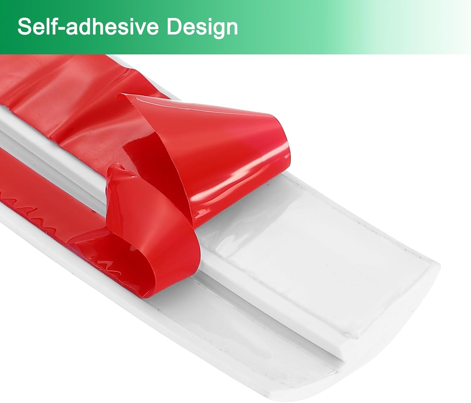 uxcell Floor Transition Strip 20ft Self Adhesive Carpet Transition Edging Trim Strip 6.1 Meter PVC Floor Strip for Height Less Than 3mm, White