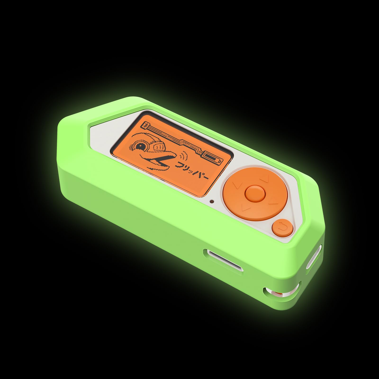 Soft Silicone Protective Case Cover for Flipper Zero (Glow Green)