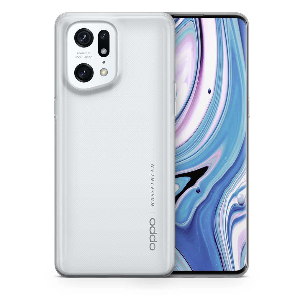 Premium Clear Mobile Phone case for Oppo FIND X5 PRO optimally adapted to The Shape of The Mobile Phone, Crystal case Made of TPU