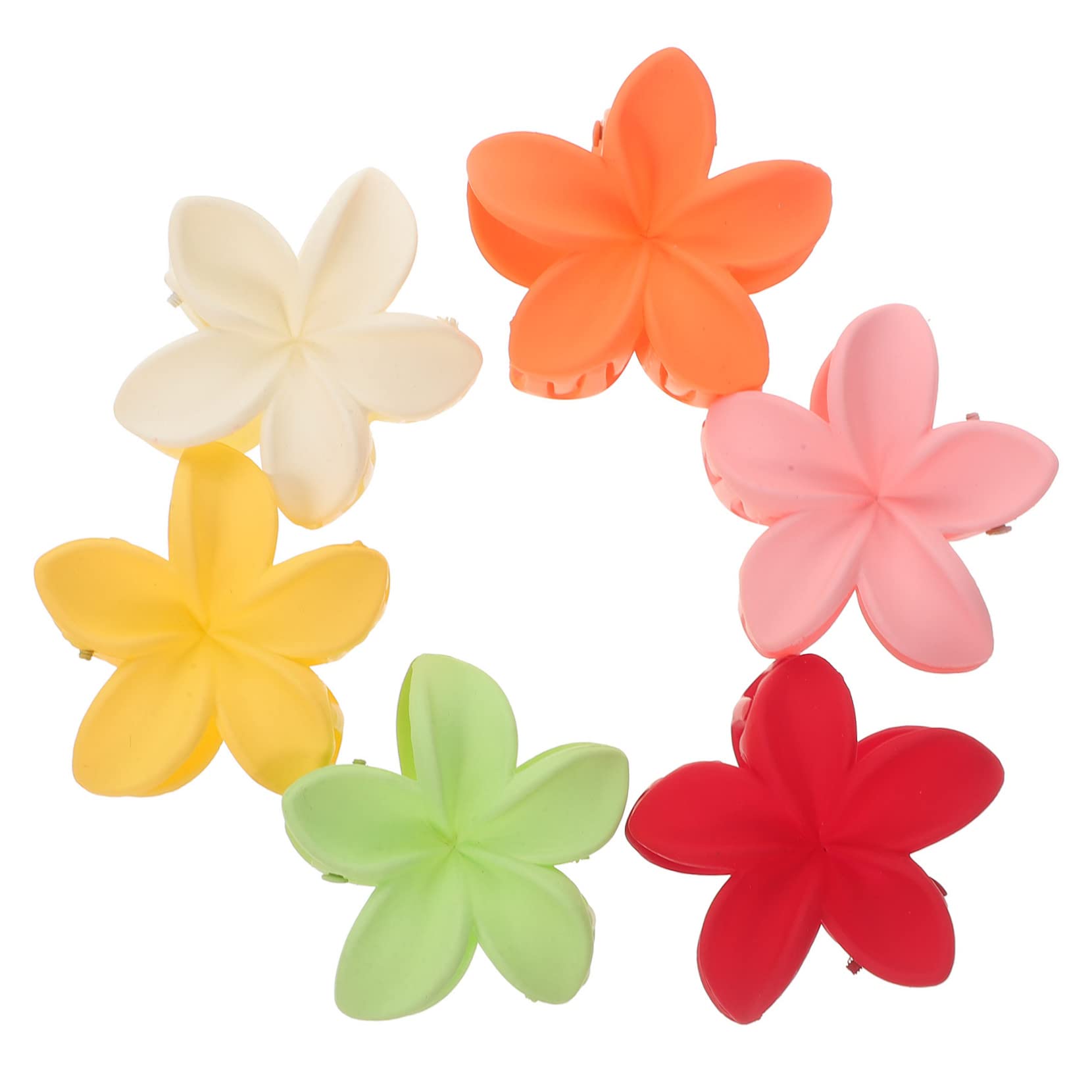 MAGICLULU 4 Sets Einzigartige Blumen-haarspangen Große Hawaii-blumen-haarspangen Für Frauen Starker Halt Für Lockiges Haar 12 Stück * 4