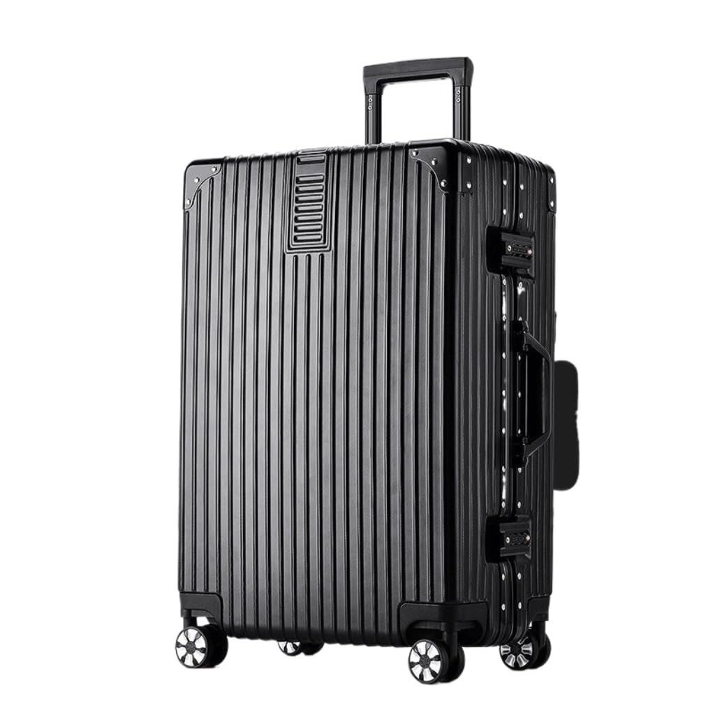 Aluminiowa rama walizka podróżna obudowa wózka Silent Universal Wheel Bagagage walizka retro 20-calowe pudełko na hasło studenckie skrzynia wózka