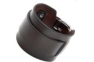 Engraving Genuine Leather Wrap Bracelet for Men and Women