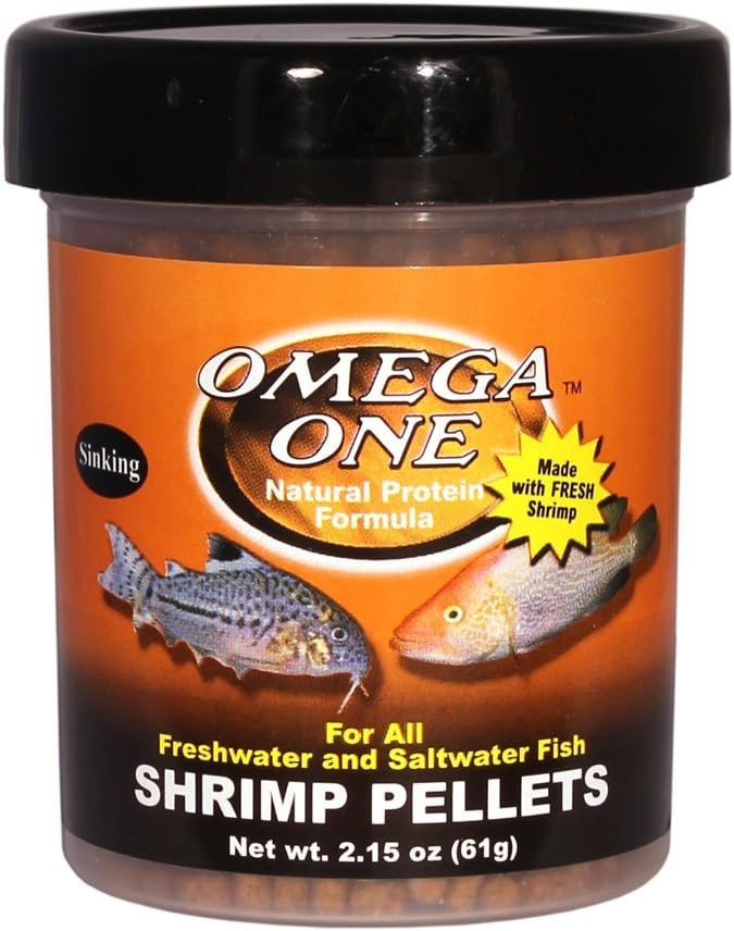 Omega One Sinking Shrimp Pellets, 8mm Pellets, 2.15 oz