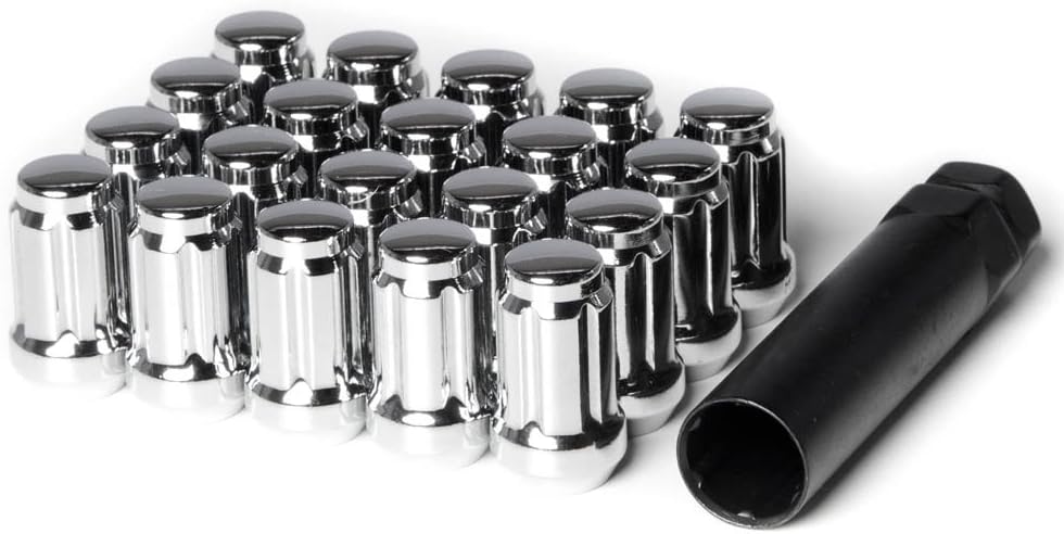 Chrome Spline Drive Lug Nuts 12x1.5 20 piece