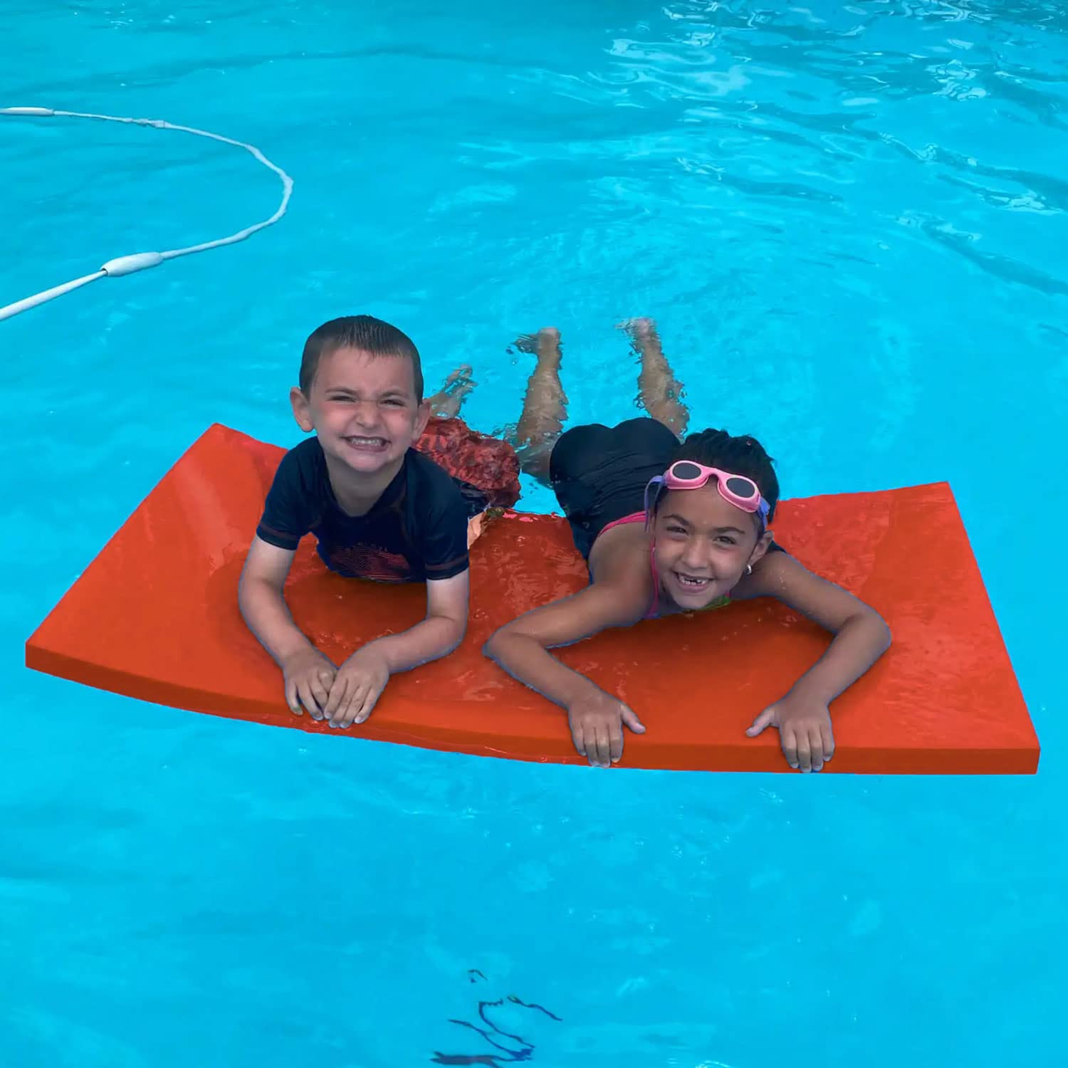 Aquamentor Swimming Pool Mat - Made in The USA - Durable Foam Floating Mat for The Pool, Great for Swim Instruction and Fun for Swimmers of All Ages