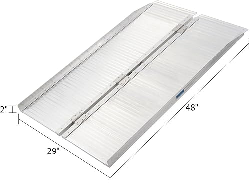 Miniatura 4 de Rampa portátil Silver Spring para la mobilidad de la silla de ruedas o para caminar, CECOMINOD084922, Metálico, 1, 1