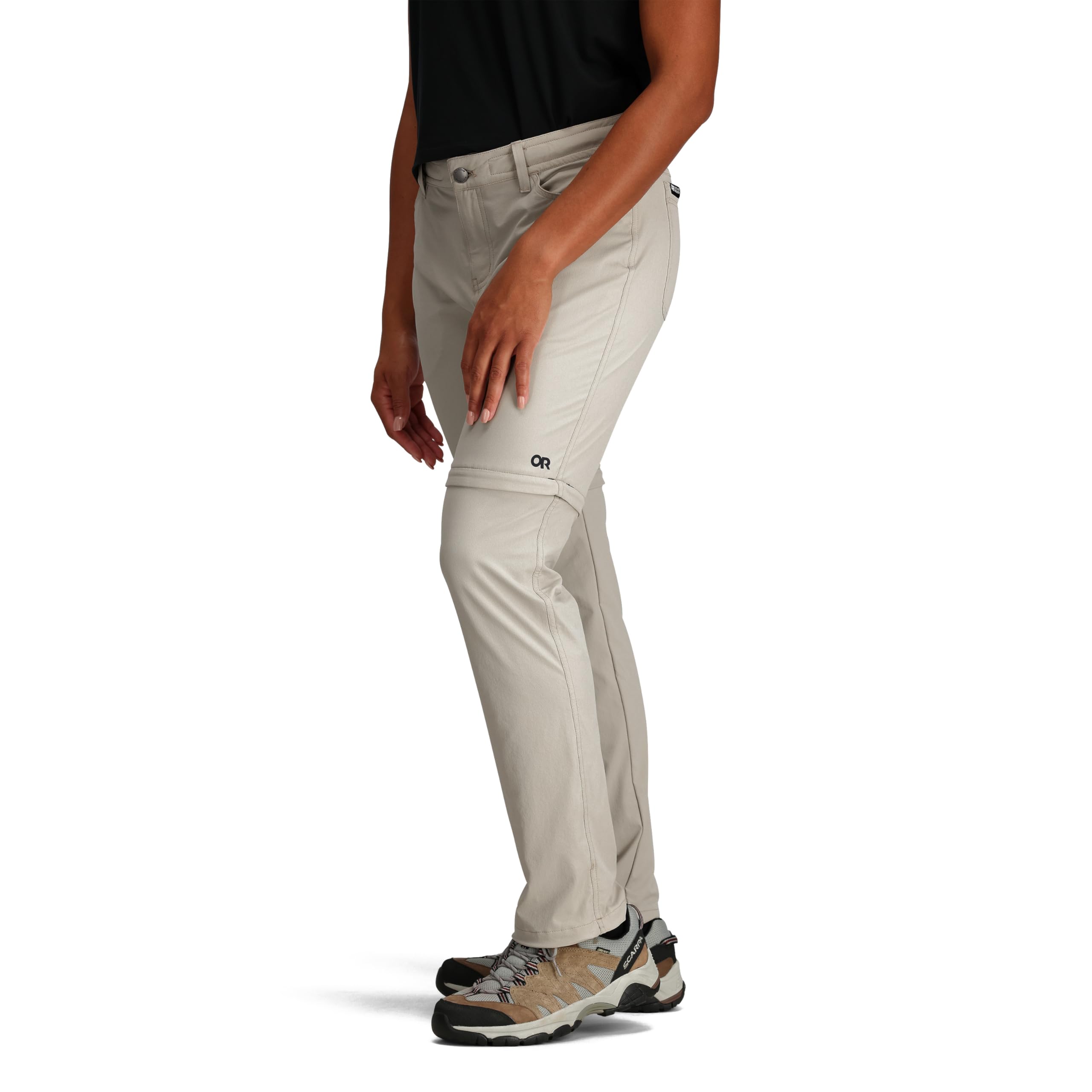Outdoor Research Pantaloni convertibili Ferrosi Donna - Attrezzatura da Escursionismo Ar, Sabbia scura., 40