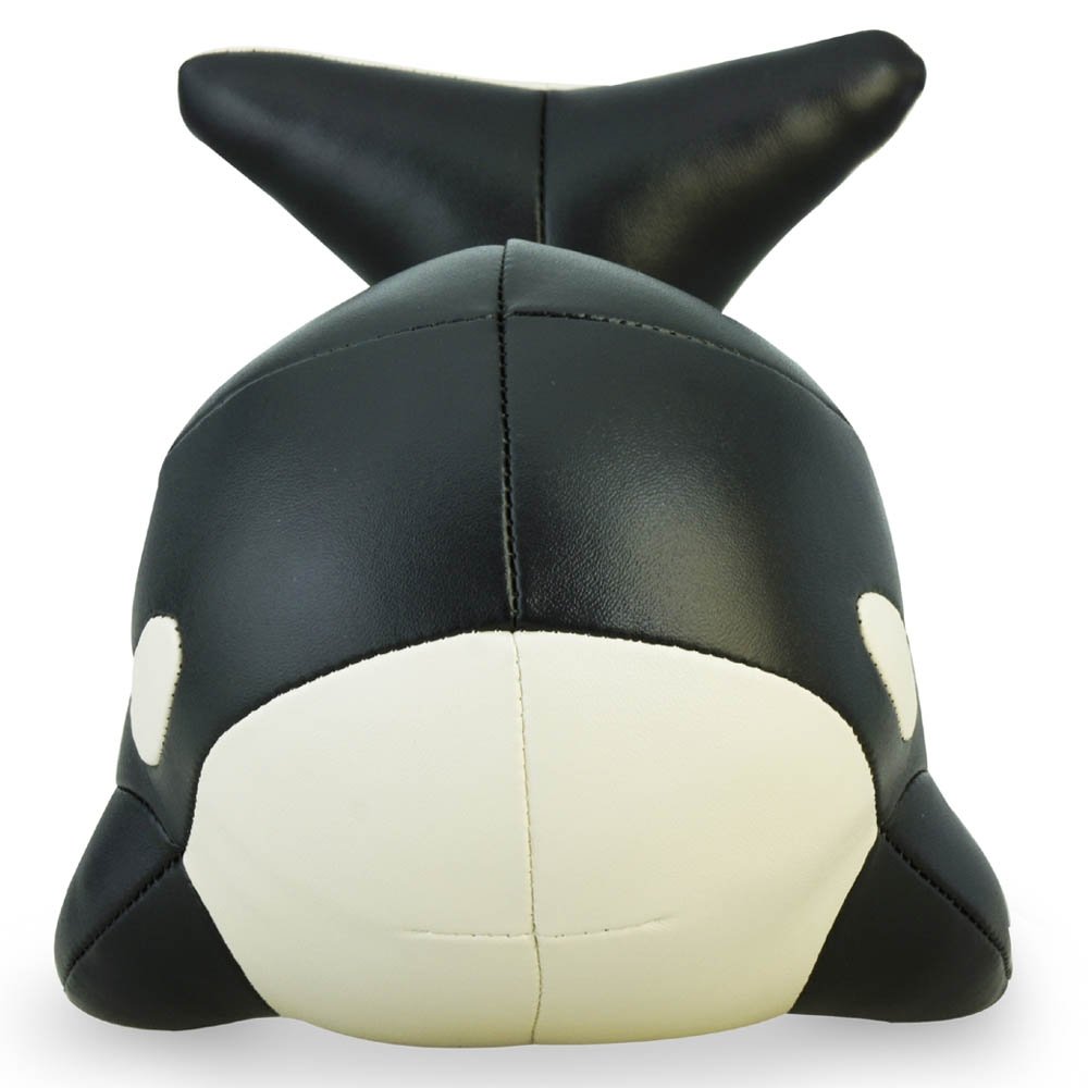 Züny Wal Mumu Buch- und Türstopper Groß Schwarz-Weiß (Whale Mumu)