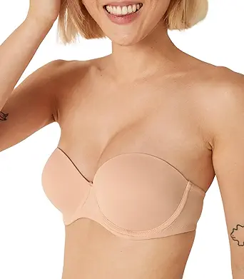 Victoria's Secret Pink Strapless Push Up Bra, Wear Everywhere, Bras for Women (32A-38DD)