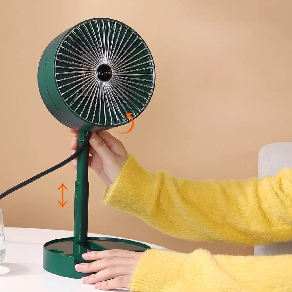 FURLOU 1000 W, dwustopniowa, regulowana elektryczna dmuchawa grzewcza z dwoma biegami, dmuchawa ciepłego powietrza