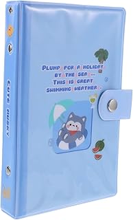 Totority Clipes De Fichário De Caderno De Plástico Fichário DIY Capa De Fichário Capa De Fichário Planejador Capa De Bloco De Notas Pastas Bloco De Notas Capa Protetora Reutilizável Capa