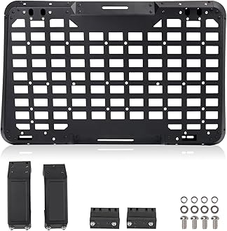 Rear Window Storage Molle Panel Flank Kit Rear Window Protective Decoration for Ford Bronco 2021 2022 2023 2024 4 Doors