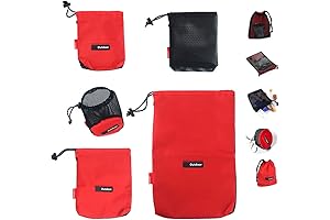 Drawstring Bag Nylon Cinch and Ditty Travel-Stuff Pouches