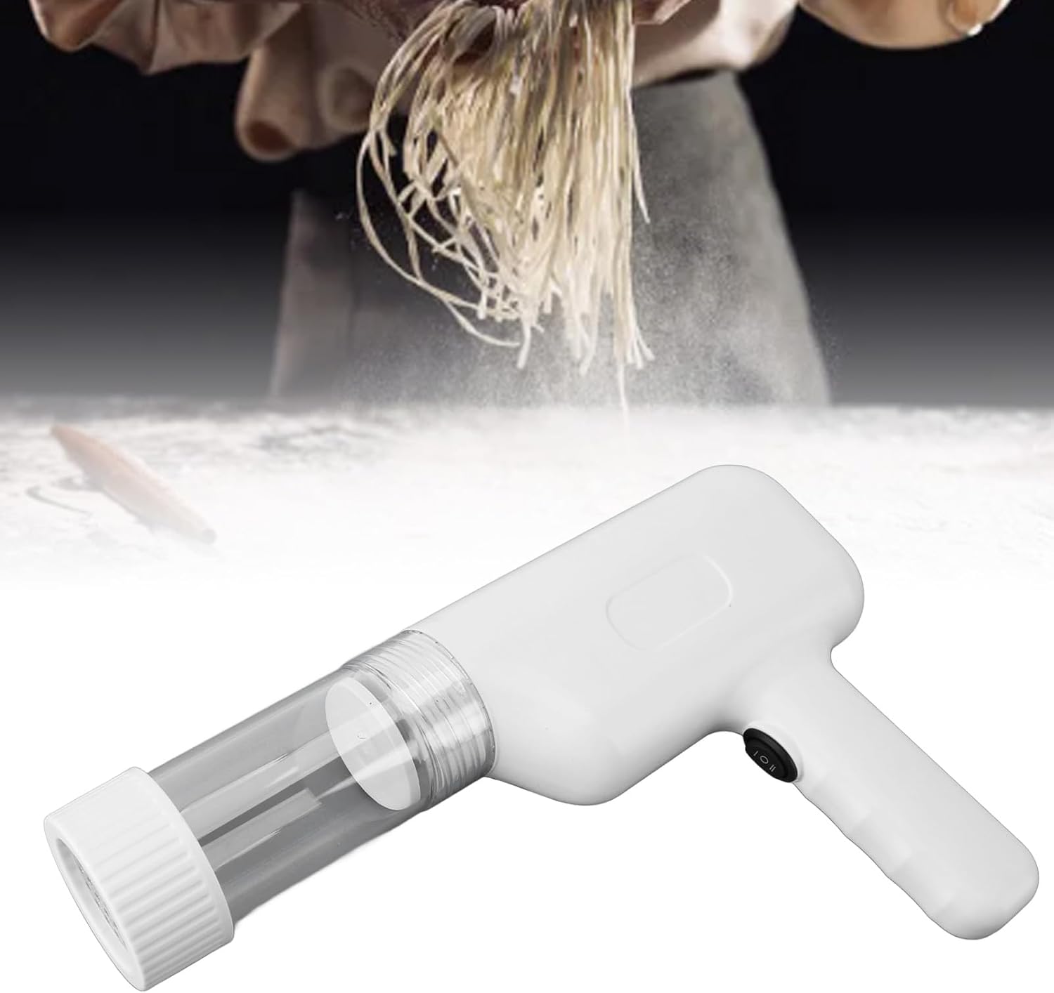 Yunir Pasta Maker, Pasta Maker Machine Handheld, Easy to Carry, Pasta Machine ABS Stainless Steel Material, Noodle Maker for 6 Different Pasta Discs Shapes, Pasta Cutter for Home, Yunir1qitfr5wcb