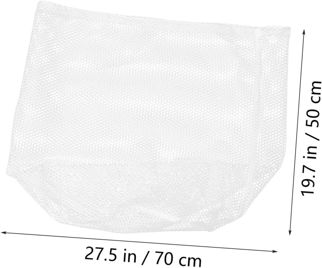 2sets Heavy Duty Mesh Laundry Bags with Drawstring Closure Storage for Clothes Pillows Blankets and More for Travel and Washing Machine Use 4pcs*2