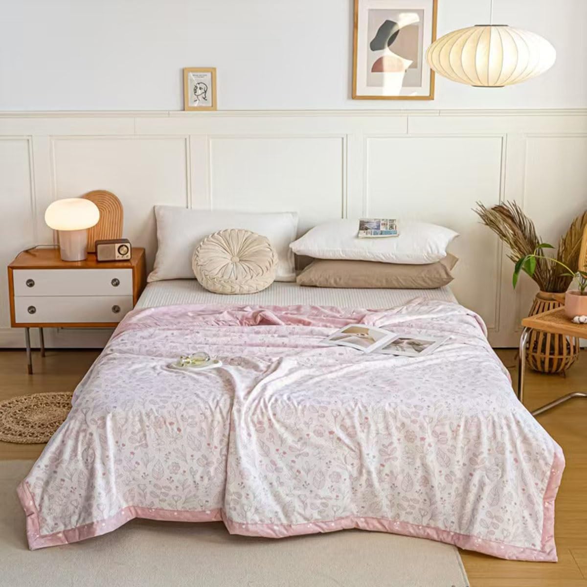 SYXMPFRHO Quilted Blanket Single Double King Size Summer Quilt Microfibre Coverless Duvet All Seasons Cool Summer Duvet Comforter Sofa Bed Cover for All Season Machine Washable(D,150x200cm)