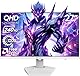 CRUA ゲーミングモニター 27インチ PC モニター 240Hz WQHD(2560x1440) ディスプレイ HDMI2.0 & DP1.2 FreeSyncサポート ブルーライト軽減 傾斜調整 120%sRGB広色域対応 壁掛け対応