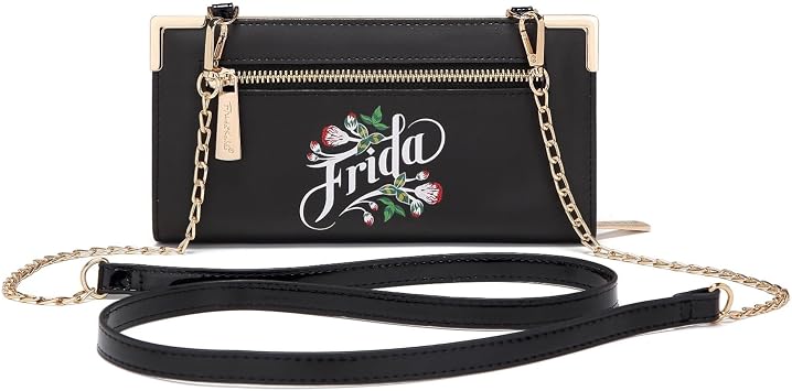 Frida Kahlo Authentic Fashion Wallets -Single Zipper, Double Zipper, Short Wallets, Long Wallets