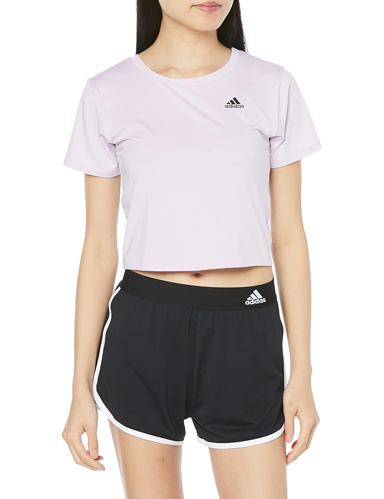 Amazon | [アディダス] Tシャツ スタイルアップ 吸汗速乾 ミニ丈