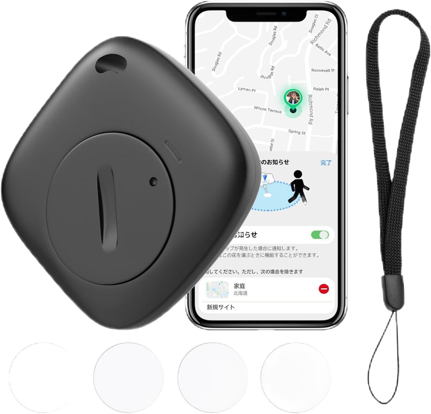 Amazon.co.jp: エアタグ airtag 紛失防止タグ スマートタグ 子供 gps 忘れ物防止 小型GPS発信機 スマートトラッカー ...
