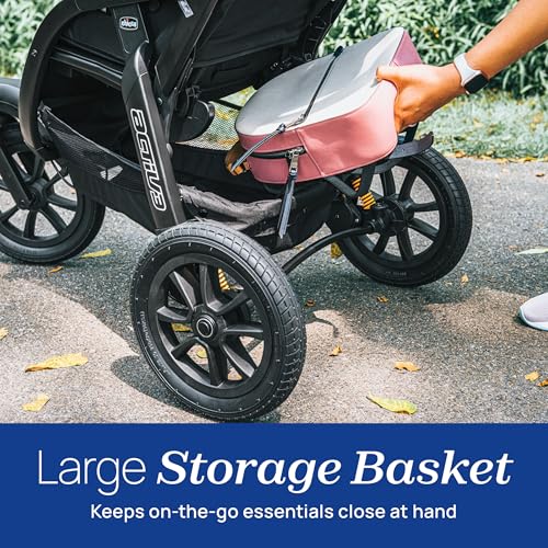 Chicco Activ3 Lightweight Baby Jogging Stroller, All-Terrain 3-Wheel - image 9