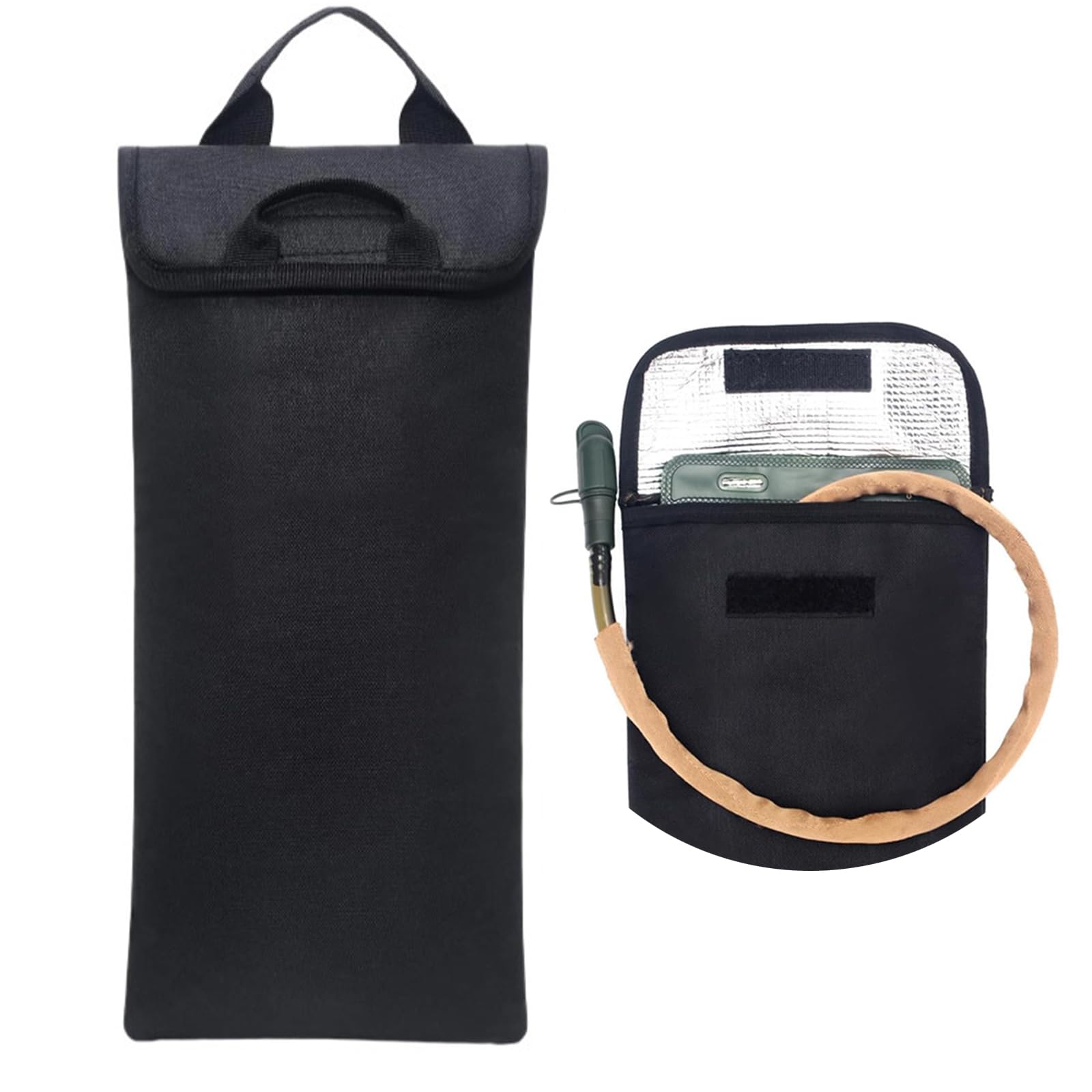 Isolierte Hydratisierte Blasenhülle, Sport-Wasserblasen-Isoliertasche, Isolierbeutel Für Wasserblase, Geeignet für 3L Wassersäcke, Laufen, Wandern, Klettern, Radfahren Im Freien (Ohne Liner)