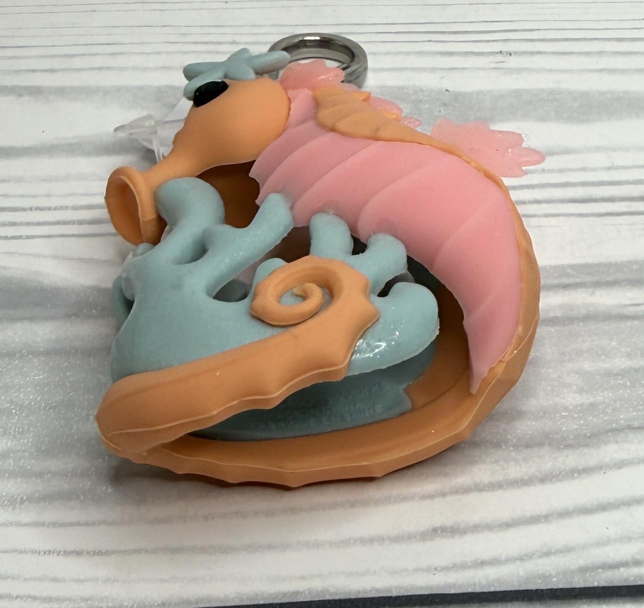 Bath and Body Works Seahorse with Glitter on Reef Pocketbac Hand Sanitzer Holder