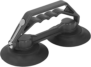 Glass Suction Cup, Double Claw Design, Rubber Feet Super Suction, Finger Groove Handle, Floor Gap Fixer, Tile Suction Cup Lifter, Moving Glass Dent Puller for Moving Glass, Floors, Tiles