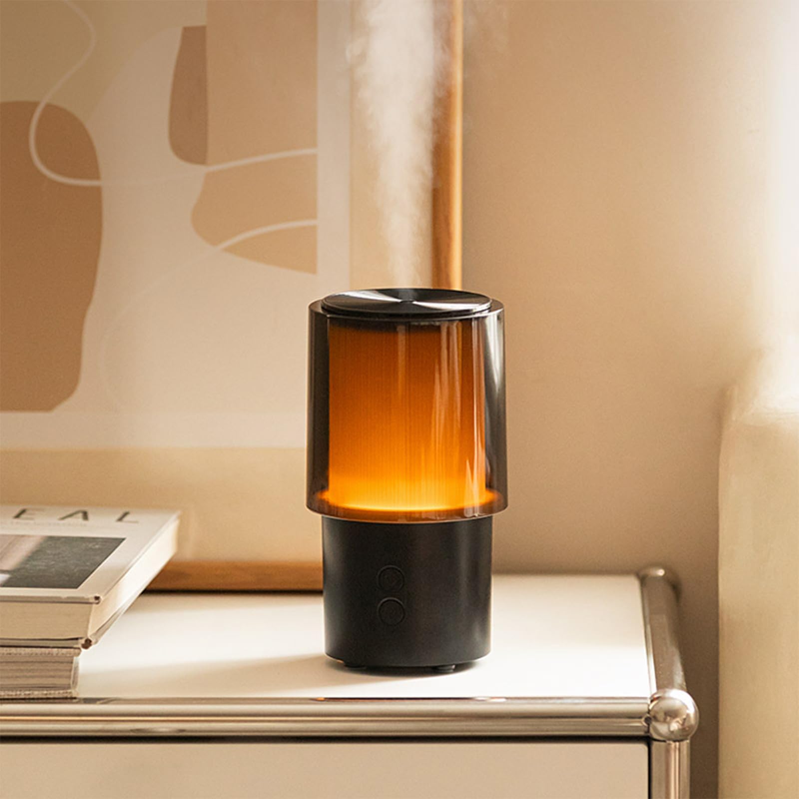 Diffuseur d'huiles essentielles USB avec humidificateur à vapeur 140 ml